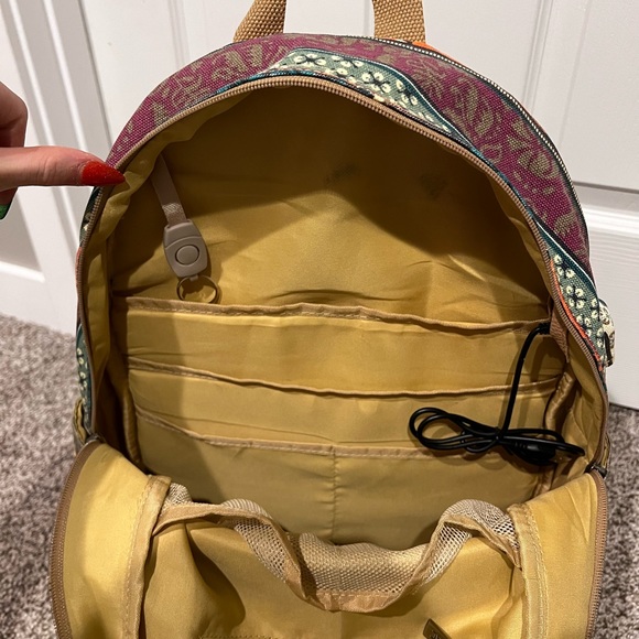 Patterned Boho Backpack - Picture 5 of 9